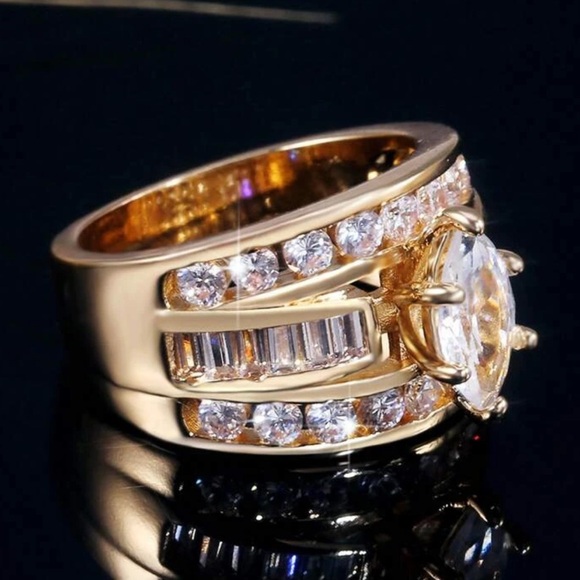 BRIDAL WEDDING ENGAGEMENT RING - Picture 6 of 9
